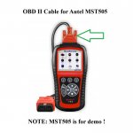 OBD2 Cable Diagnostic Cable for Autel MaxiService MST505 Scanner